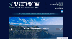 Desktop Screenshot of planfortomorrow.com